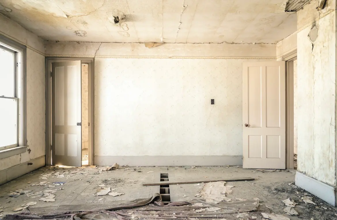 Waste disposal crew managing a cleanout project in Fulshear